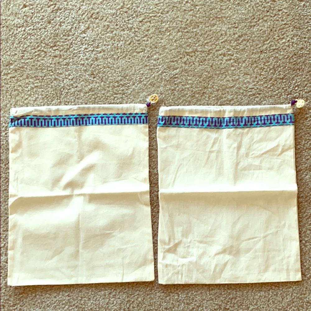 Authentic Tory Burch Dust Bag 15x12 Set of 2